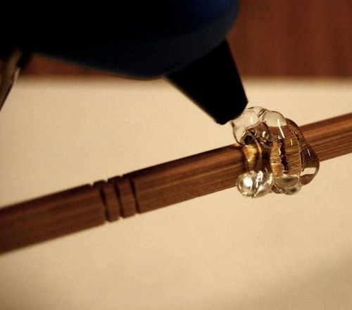 The magic wand of Harry Potter own hands