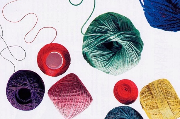 coils of yarn