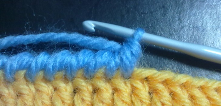 Crochet "Rachy step" - technique of execution