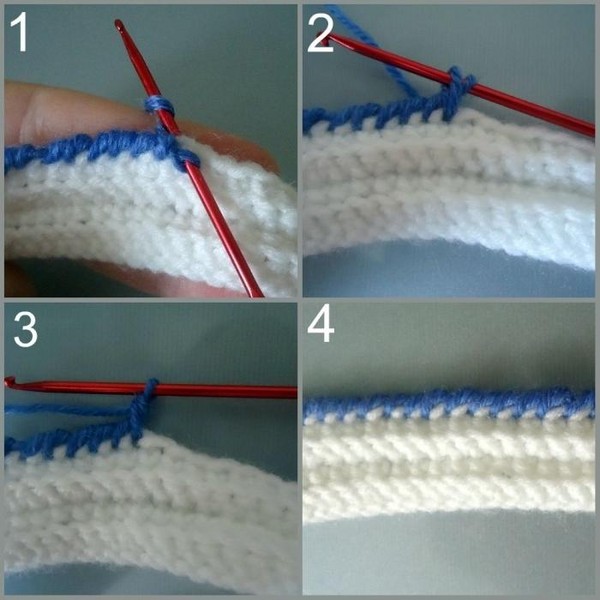 Crochet "Rachy step" - technique of execution