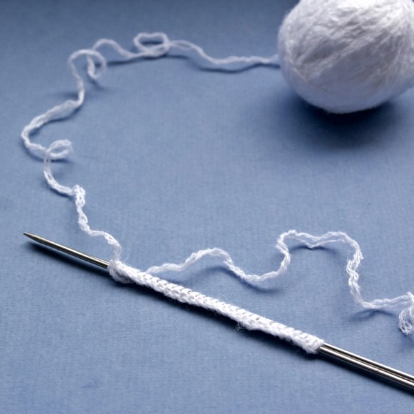 Cuff of white socks