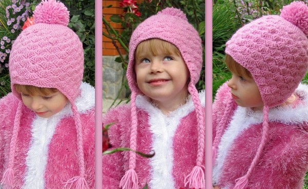 Knitted hats for girls: instructions and diagrams