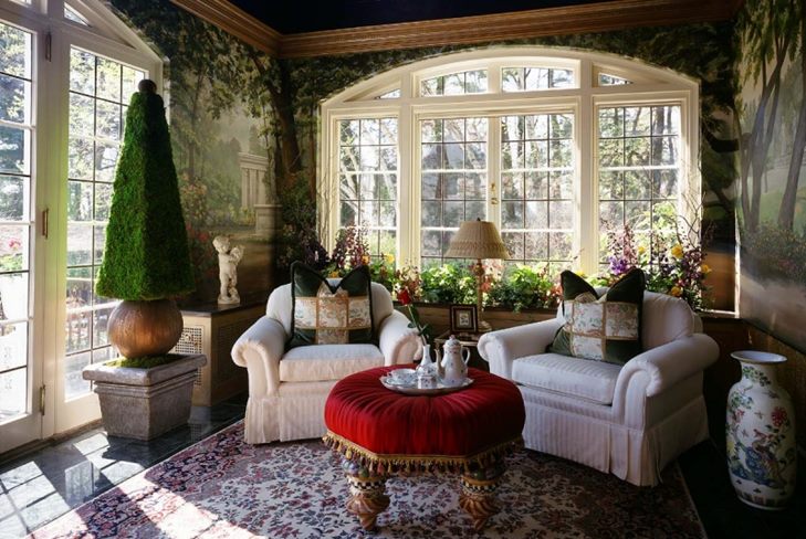Winter garden with your own hands for one season: interior of the winter garden