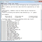 How to change hosts file