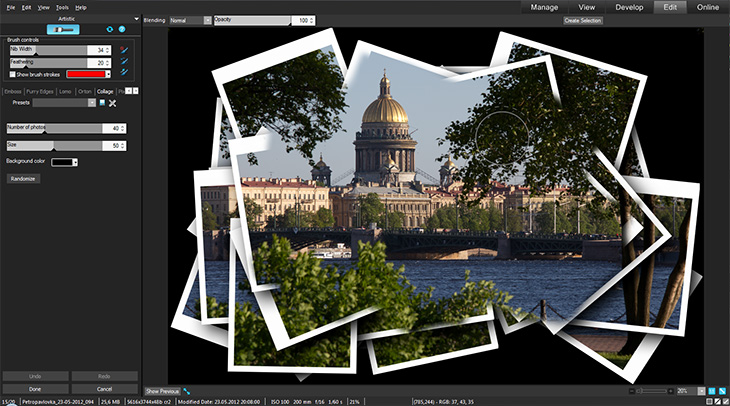 How to make a collage of photos with your own hands