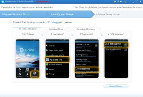 How to recover deleted sms