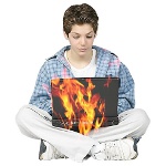 Overheating of the notebook Overheating of the notebook