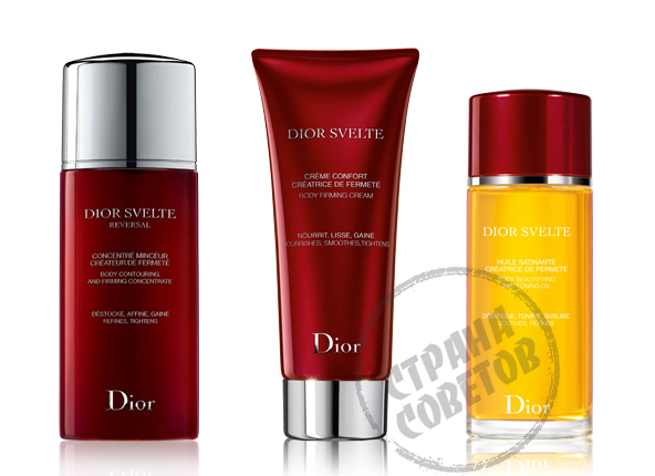 Dior Svelte gel, cream, oil