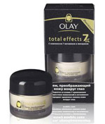 Olay Total Effects 7x cream transforming the skin around the eyes