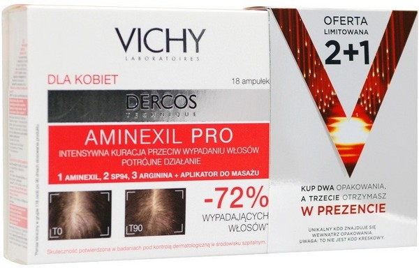 Dercos AMINEXIL SP94 Means against hair loss for MEN 12 ampoules Dercos AMINEXIL SP94 Means against hair loss for MEN 12 ampoules