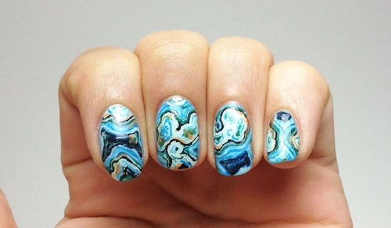 Actual spring manicure 2014