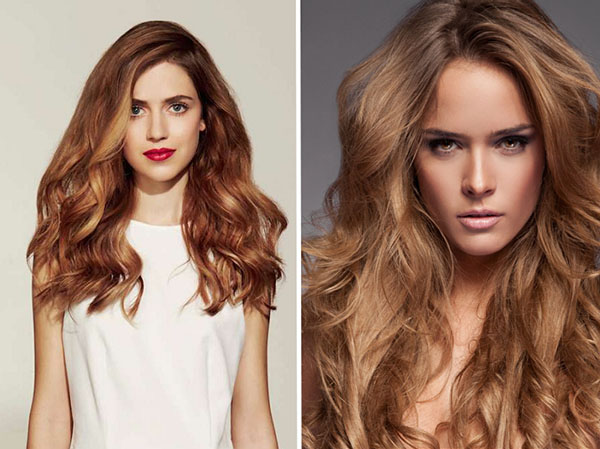 Turtle color: curls Еcaille - hair-trend-2017