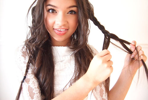 What is aging our hair?