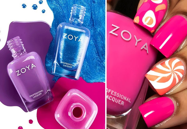 Extravaganza colors: summer collections of varnishes Zoya and Mavala