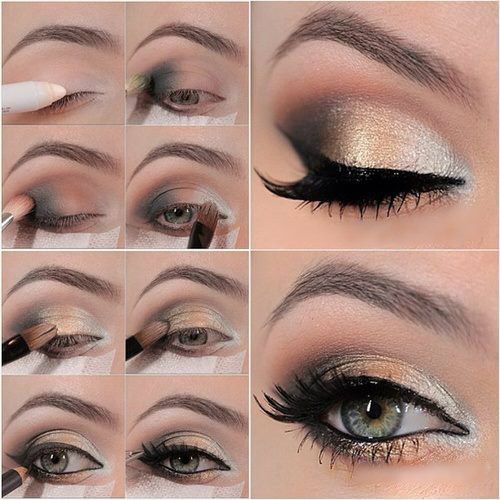 Glamorous makeup at home