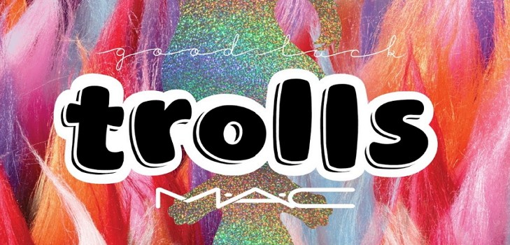 Glamorous troll: decorative collection of MAC Good Luck Trolls