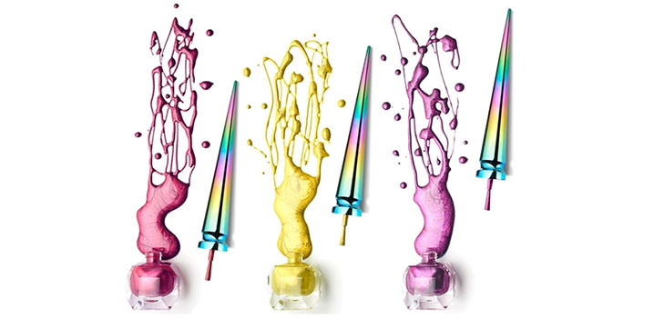 Gloss, metallic and rainbow: a collection of varnishes Christian Louboutin Loubichrome