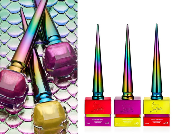 Gloss, metallic and rainbow: a collection of varnishes Christian Louboutin Loubichrome