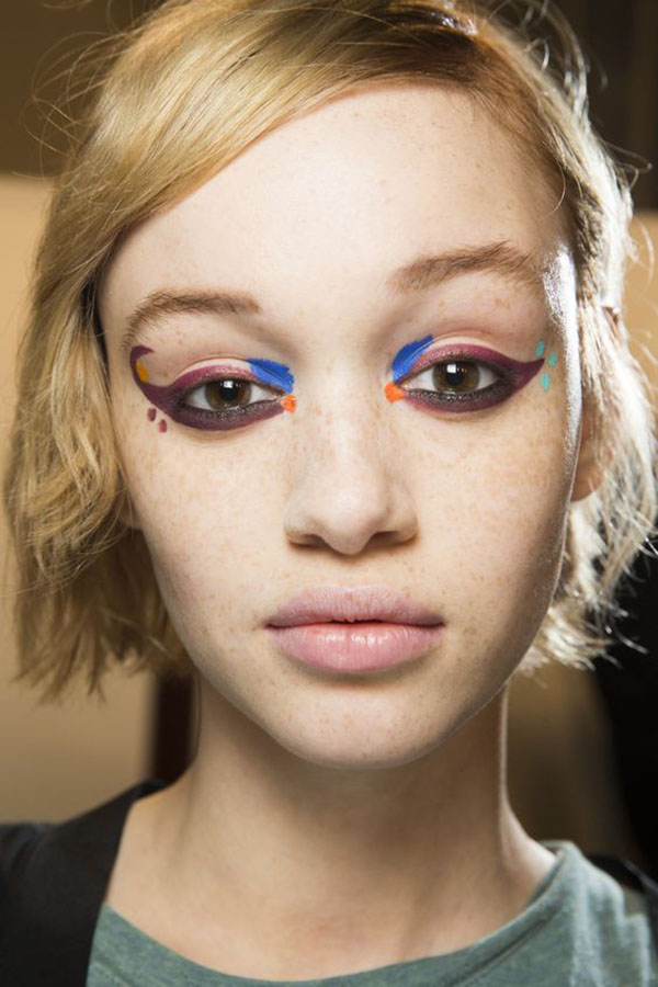 Graphic make-up - winter trend 2016-2017