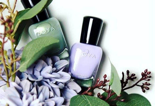 Perfect pastel manicure with varnishes Zoya Charming 2017
