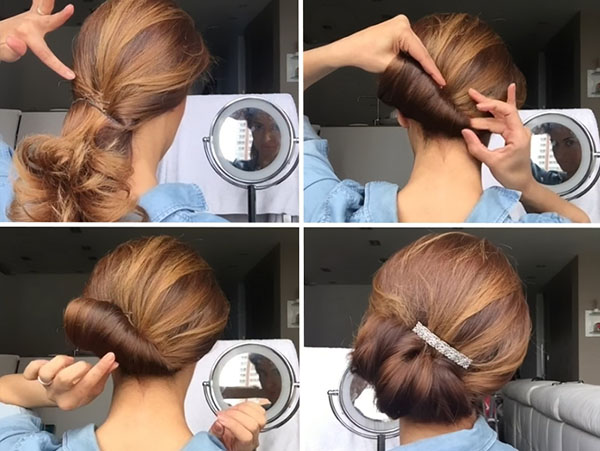 Elegant bundle in five minutes: instructions from the stylist