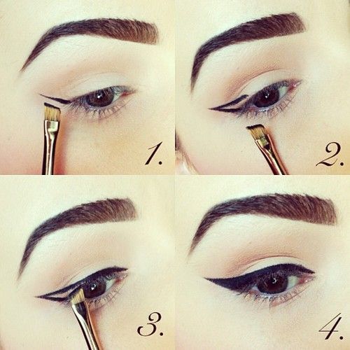How to make a make-up in the style of pin-up: photo