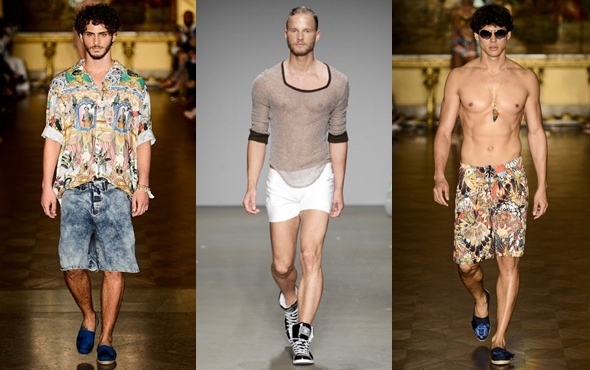 Which men's shorts will be fashionable in 2014?