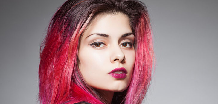 Coloring on dark hair