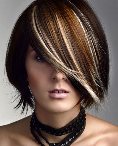 Coloring on dark hair
