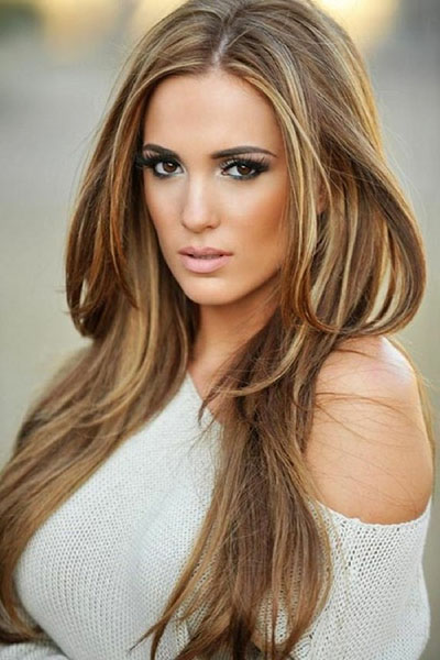 Coloring on dark hair