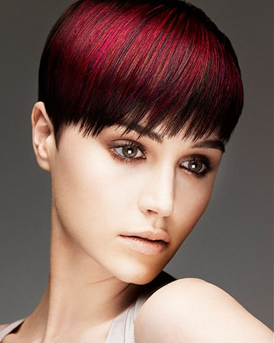 Coloring on dark hair