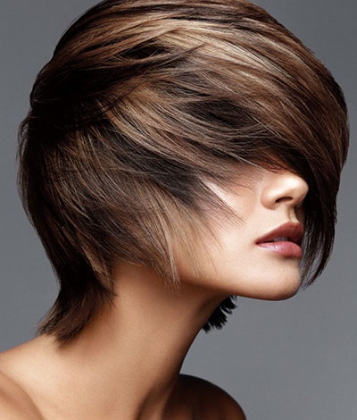 Coloring on dark hair