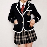 Beautiful school uniform on last call