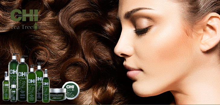 Summer moisturizing: a collection of hair care SHI Tea Tree Oil