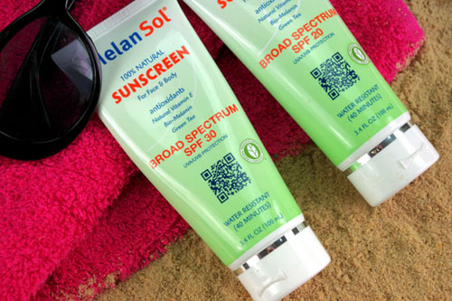 Cream after sunbath for body
