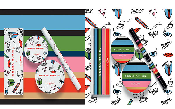 The magic of the Parisian signs: the decorative collection of Sonia Rykiel x Lancôme