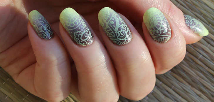 Manicure mehendi - summer trend-2016