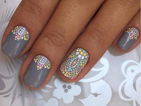 Manicure mehendi - summer trend-2016