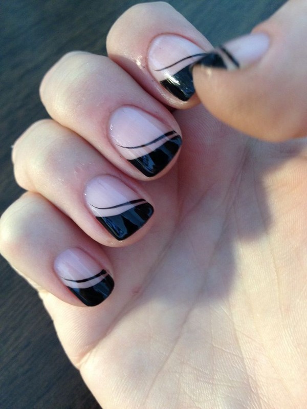 What manicure to make in school on September, 1st, a photo. Manicure ideas for Knowledge Day for pupils of 9th and 11th grades