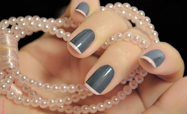 What manicure to make in school on September, 1st, a photo. Manicure ideas for Knowledge Day for pupils of 9th and 11th grades