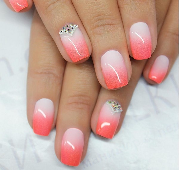 What manicure to make in school on September, 1st, a photo. Manicure ideas for Knowledge Day for pupils of 9th and 11th grades