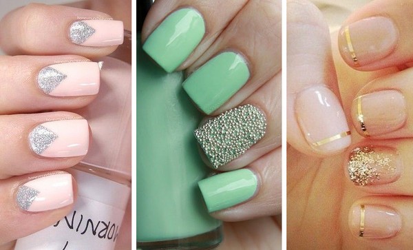 What manicure to make in school on September, 1st, a photo. Manicure ideas for Knowledge Day for pupils of 9th and 11th grades