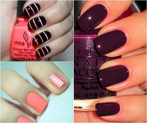 Manicure on short nails 2013