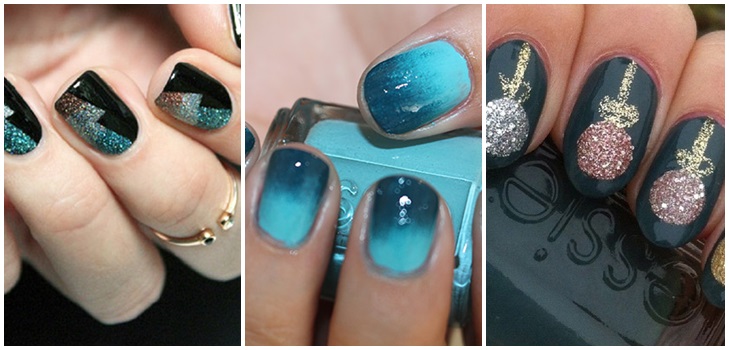 Manicure for the New Year 2017 Fire Cock at home for short and long nails. Ideas for gel-varnish coating, photo