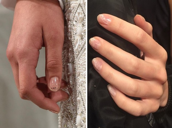 Manicure with glitter - summer trend-2016