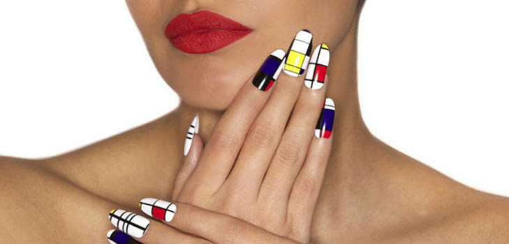 Manicure сolor block - September trend-2016