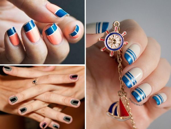 Manicure сolor block - September trend-2016