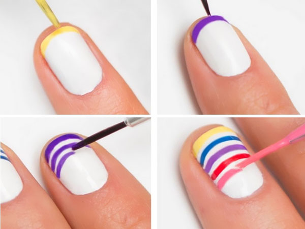 Manicure in five minutes: three simple nail designs