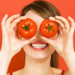 Mask from tomatoes for the face