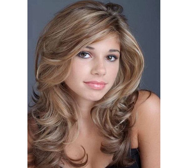 Highlighting on fair-haired hair